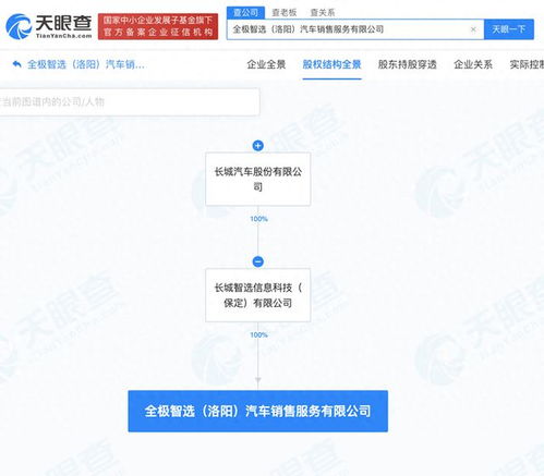 長城汽車在洛陽成立銷售新公司，拓展信息咨詢服務(wù)